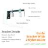 Sliding gate nylon guide roller bracket Details